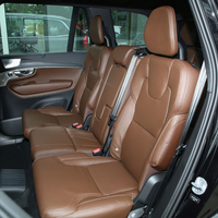 Housses de siège auto sur mesure en cuir Nappa pour Volvo XC90 7 places (2002-2026) – Couverture intégrale supérieure et ajustement parfait