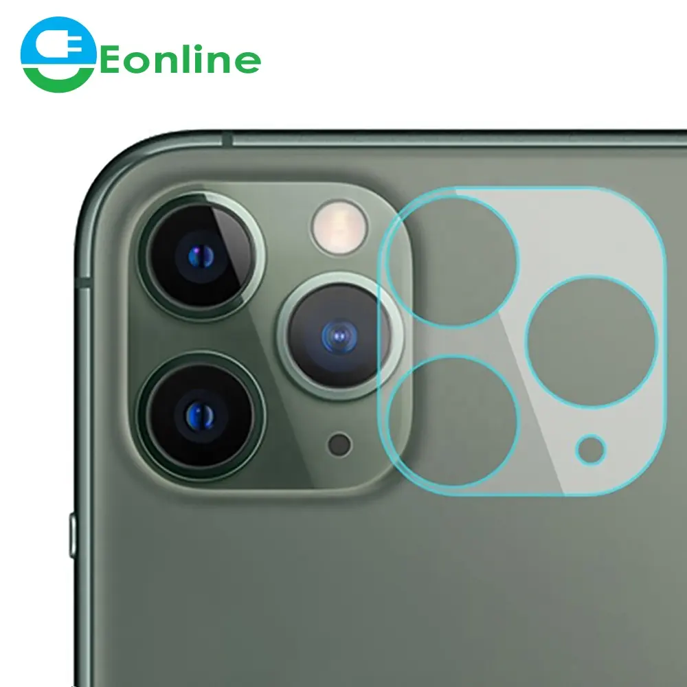 Eonline सुरक्षात्मक ग्लास उच्च गुणवत्ता 2.5D कैमरा फिल्म iPhone11pro 11promax लेंस रक्षक टेम्पर्ड फिल्म के लिए