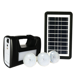 Système d'énergie solaire domestique GCSOAR RS-18N 3W/9V avec panneau solaire en silicium polycristallin, câble de 5 m, batterie au plomb-acide CE, autonomie de 3 heures, RS-18N Inte - Product Image 2
