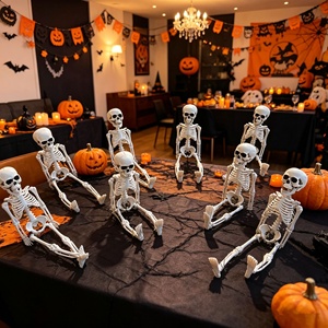 <span class=keywords><strong>Scheletro</strong></span> in Plastica da 30CM per <span class=keywords><strong>Halloween</strong></span>, Imitazione Osso Umano, Decorazione per Interni, Accessori per Bar e Feste a Tema - Product Image 4