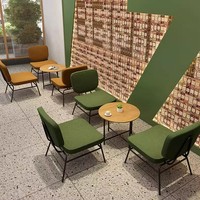 Luxe simple prix bon marché mobilier commercial café boutique salon Restaurant cantine canapé banc personnalisé chaise et tabouret en cuir