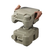 Nouveau Camping en plein air voiture toilette 10L toilette Mobile pompe à Piston interne s-piège Drainage eau chasse d'eau intelligente toilette pour femmes enceintes