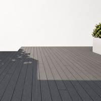 Revêtement de terrasse composite WPC moderne, imperméable, gaufré 3D, pour piscine extérieure, jardin, cour, entrepôt