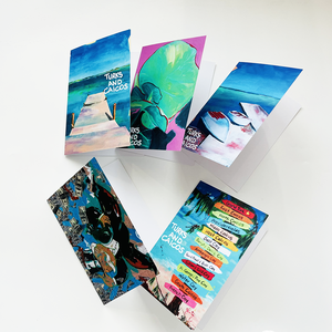 Biglietti di Ringraziamento Pieghevoli Personalizzati con Una Linea di Piegatura, Due Pagine, Laminazione in Film, Come Regalo - Product Image 4