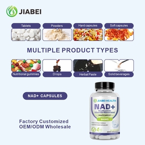 Produsen Suplemen NAD+ 1000mg Nikotinamida Ribosida PQQ Kapsul Energi Antioksidan untuk Dewasa Vitamin OEM/ODM - Product Image 1