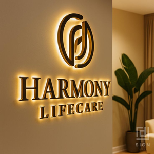 ป้ายโลโก้ตัวอักษร LED 3D หน้าร้านกาแฟสำหรับโฆษณาต้อนรับบริษัทและห้างสรรพสินค้า - Product Image 1