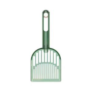 Caja de arena ajustable para gatos y gatitos con logotipo personalizado, pala de limpieza, pala de plástico con pequeños agujeros de tamiz - Product Image 1