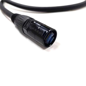 Câble Ethercon CAT6 FTP blindé HOTION 26AWG étanche pour extérieur, compatible RJ45 EtherCON pour studios, scènes et concerts - Product Image 2