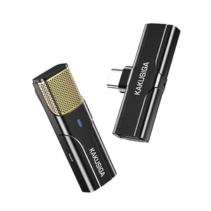 Kakusiga Rechargeable Wireless <b>Microphone</b> With Type C Connector <b>For</b> Smartphone And <b>Computer</b> Use - Product Image 3