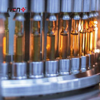Machine automatique de remplissage et de scellage d'ampoules en plastique de verre injectable IVEN en Chine avec CE et ISO