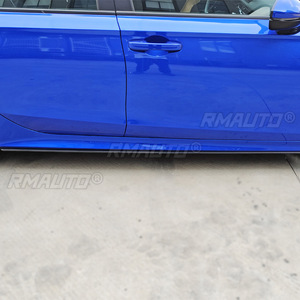 Civic Car Side <b>Skirt</b> Lip Glossy Black Sport Style Side <b>Skirt</b> Splitter Side <b>Skirt</b> for Honda Civic 11th Gen 2022 Car Accessories - Product Image 4