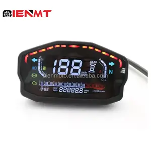 Speedometer 12V Universal 600cc 4 Cylinder ABS LCD Digital Tachometer Tablero Para Moto Speedometer Odometer Waterproof Motorcycle Meters