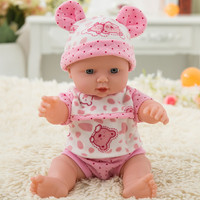 Muñeca de Moda de Vinilo Feiya de 30 CM, Juguete de Goma Suave para Niñas, Simulación de Bebé, Juguete para el Hogar, Venta al por Mayor