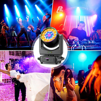 Projecteurs à tête mobile DMX 19*15W à focalisation réglable, faisceau 4-en-1, lumières de lavage à couleurs changeantes pour bars et scènes