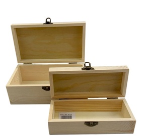 ODM customized luxury gift pine and bamboo solid wood box jewelry or small jewelry storage box