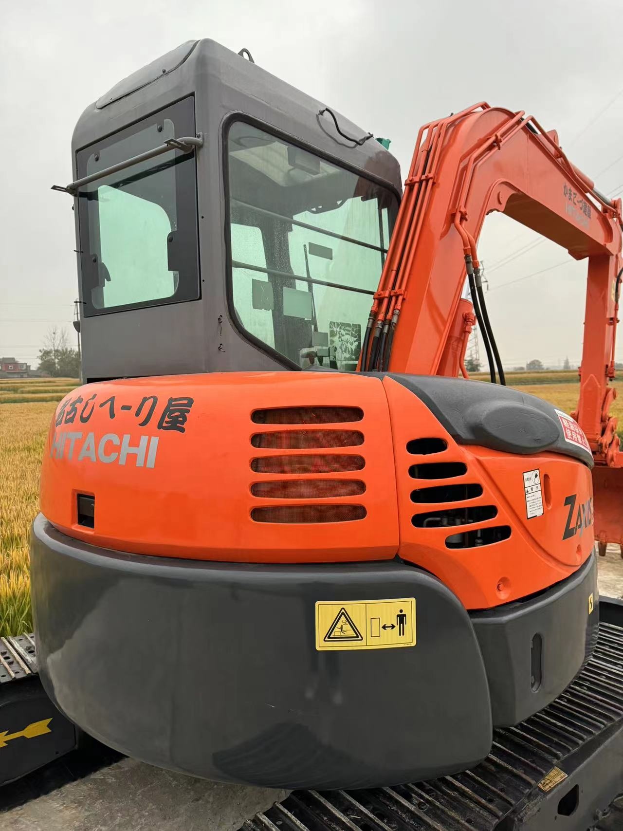 Used Hitachi ZX55UR Crawler Excavator - 2018-2021 Model from Japan