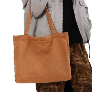 Bolsa de Hombro Personalizada con Estampado de Hongos Harajuku, Bolsa de Compras de Lona, Bolsa de Mano Informal de Moda, Bolsas de Compras de Algodón Negro - Product Image 4