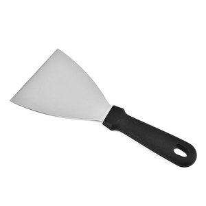 Espátula de Metal de acero inoxidable <span class=keywords><strong>para</strong></span> parrilla de barbacoa, espátula <span class=keywords><strong>para</strong></span> freír tortitas, hamburguesa, raspador, proveedor de China - Product Image 5