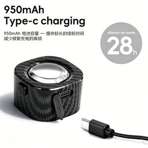 Luz Trasera LED para Bicicleta Ojo <span class=keywords><strong>de</strong></span> <span class=keywords><strong>Demonio</strong></span>, 20 Patrones Dinámicos con Control Remoto Inalámbrico, Recargable Tipo-C, Resistente al Agua IP66 - Product Image 4