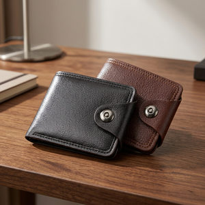 Cartera de Cuero de Cabra de Grano Completo Hecha a Mano, Diseño Premium, Personalizable, Venta al por Mayor, Lista para OEM, Construcción Duradera para Compradores Globales - Product Image 2