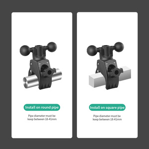 ที่ยึดจอภาพคู่แบบปลดเร็ว Tough-Claw Clip สำหรับจักรยาน มอเตอร์ไซค์ ที่ยึดโทรศัพท์มือถือ ที่วางโทรศัพท์สำหรับกล้อง Gopro/Action Camera - Product Image 5
