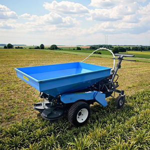 자체 추진 이중 목적 살포기 광역 회전 잔디 공급 살포기 자동 비료 살포기 - Product Image 5