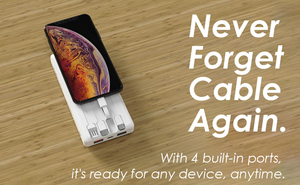 Ngân hàng điện 1000mAh công suất lớn được xây dựng trong Cáp <span class=keywords><strong>USB</strong></span> C điện thoại di động khẩn cấp sạc ngân hàng di động sạc nhanh ngân hàng điện - Product Image 5