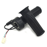 Accélérateur à poignée rotative avec capteur Hall pour vélo électrique, trottinette électrique, moto électrique, tricycle électrique 12-72V