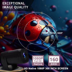 Proyector Portátil Inteligente 4K Android, WiFi 6 y Bluetooth 5.0, Compatible con Full 1080p, Proyector de Cine en Casa con Sistema de Video E110 - Product Image 5