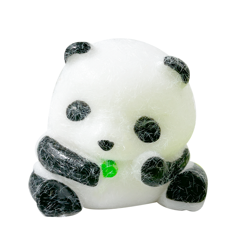 Panda Pinch Stress Relieving Toy Giant Panda Eating Bamboo Cute Release National Treasure Pinch Music Slow Rebound