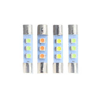 Nouvelle lampe LED rouge 8V CA avec fusible, remplace les ampoules à incandescence 250mA, compatible avec de nombreux récepteurs audio stéréo vintage et éclairages de plaque d'immatriculation, garantie 1 an