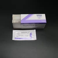 Fil de suture chirurgical 910, médical, jetable, absorbable, polyglactine PGA, sutures vétérinaires