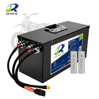 Batterie de moto électrique haute capacité 60V 45Ah 50Ah, pack de batteries lithium-ion pour moto tout-terrain