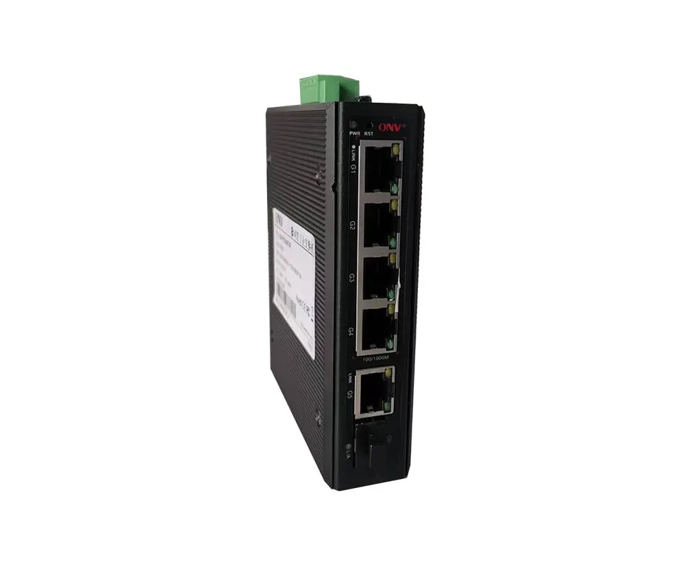 6-Port Full Gigabit E Netwerk Beheerd Industriële Ethernet Switch