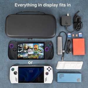 Borsa per il trasporto per ASUS Rog Ally X con supporto incorporato, si adatta al caricabatterie, accessori di grandi dimensioni tasca per Mouse sottile e cavo HDMI - Product Image 5