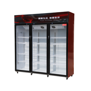 Refrigerador con Puerta de Vidrio, Congelador Vertical, Enfriador Comercial de Bebidas, Refrigerador Comercial con Enfriamiento por Aire, Enfriador de Coca-Cola - Product Image 3