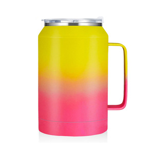 New Style Large Capacity 50oz Eco-Friendly Stainless Steel Vacuum Insulated Flask Water <b>Bottle</b> with Handle and Lid - Product Image 1