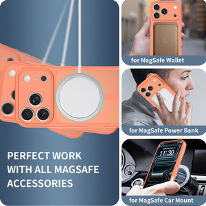 Étui de téléphone à chargement magnétique sans fil pour iPhone 17 Pro Max, protection intégrale de l'objectif, antichoc, compatible iPhone 16 15 14 - Product Image 3