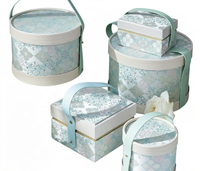 Nouvelle boîte cadeau de mariage pour demoiselles d'honneur, écologique, style chinois, avec protection UV, haut de gamme, petite, en papier artistique, avec emballage en EVA laminé