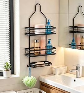 Scaffale Moderno Ecologico in Acciaio al Carbonio a Tre Ripiani per Cucina, Bagno e <span class=keywords><strong>Soggiorno</strong></span> - Product Image 6