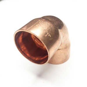 Coude en cuivre à rayon court de 25,4 mm, 90 degrés, C X C, raccord de 1 pouce avec deux coupelles à souder - Product Image 4