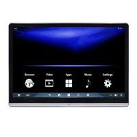 Layar IPS 4K 13,3 inci, Pemutar Hiburan Kursi Belakang Pintar 8 Core, Tablet Multifungsi Layar Sentuh, Monitor Sandaran Kepala Mobil Android