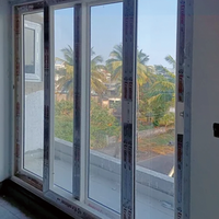 Fabricants de fenêtres personnalisées Fenêtre coulissante à double vitrage UPVC/PVC Fenêtres coulissantes en vinyle à isolation thermique