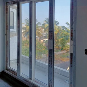 Fabricants de fenêtres personnalisées <span class=keywords><strong>Fenêtre</strong></span> coulissante à <span class=keywords><strong>double</strong></span> <span class=keywords><strong>vitrage</strong></span> UPVC/<span class=keywords><strong>PVC</strong></span> Fenêtres coulissantes en vinyle à isolation thermique - Product Image 2