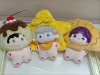 Poupée en coton personnalisée de 10cm en peluche jeu film dessin animé livre votre personnage de conception en peluche porte-clés pendentif poupées à main Kpop