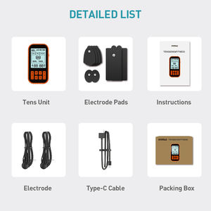 Cojín masajeador de terapia Tens de mano para alivio corporal, terapia física Manual para brazo, pierna, espalda, hombro, cuello, uso de brazo - Product Image 5