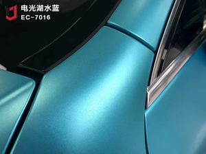 Anolly-envoltura de PVC cromado para coche, película de vinilo para envolver el cuerpo del coche, color azul lago - Product Image 6