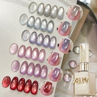 XEIJAYI Vernis à ongles gel UV Effet Miroir Lumière d'Eau Œil de Chat 6 pièces Norme UE Sans TPO OEM ODM Fournitures pour ongles en gros