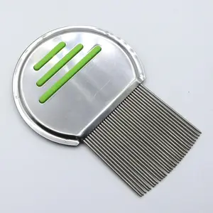 New Pet Combs 304 Stainless Steel In Addition To Flea Semi-Circular Long Needle Grate Comb Remove lice