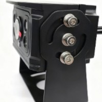 Cámara de Visión Lateral para Camión AHD 1080P con Visión Nocturna, 4 Luces Infrarrojas y Carcasa Metálica, 12-36V, 1 Año de Garantía